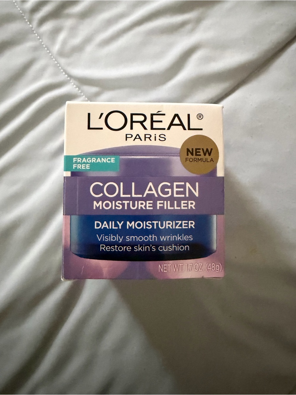 L'Oréal Collagen Moisture Filler Daily Moisturizer - Purple and Blue
